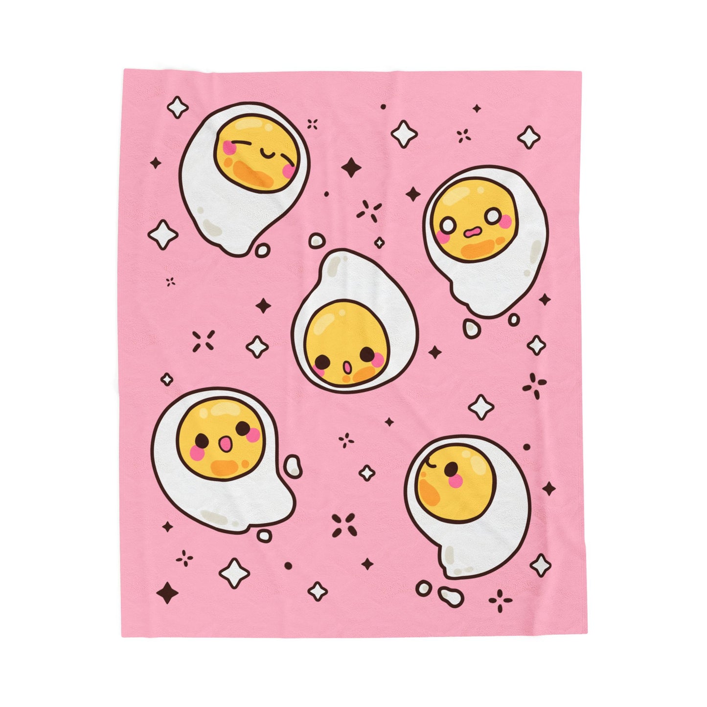 Eggy Slime Plush Blanket (Pink)