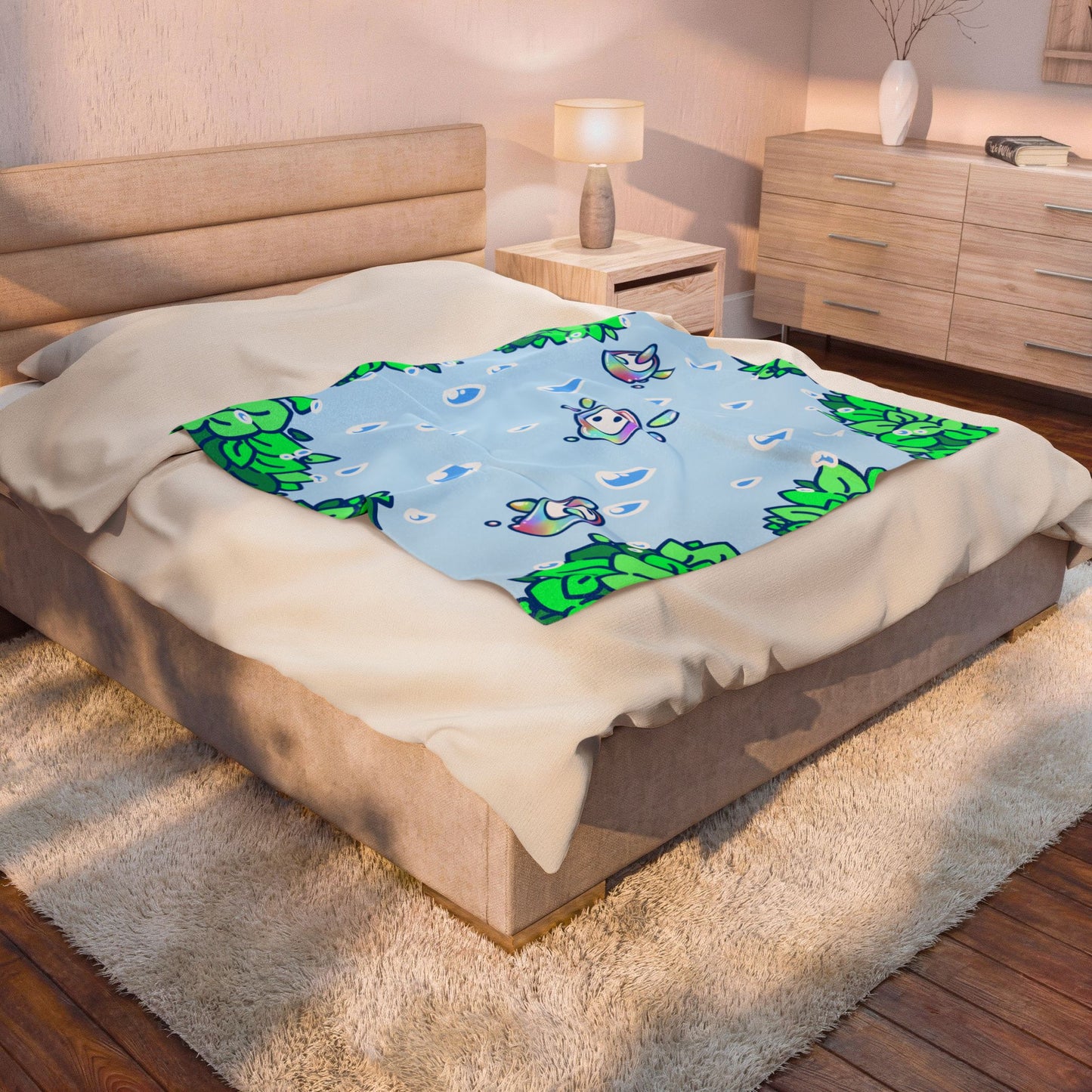 Rain Slime Plush Blanket