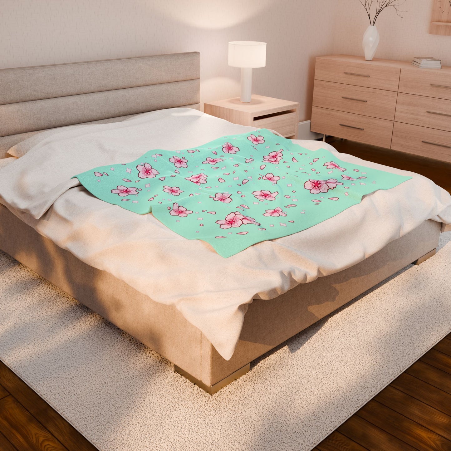 Sakura Plush Blanket