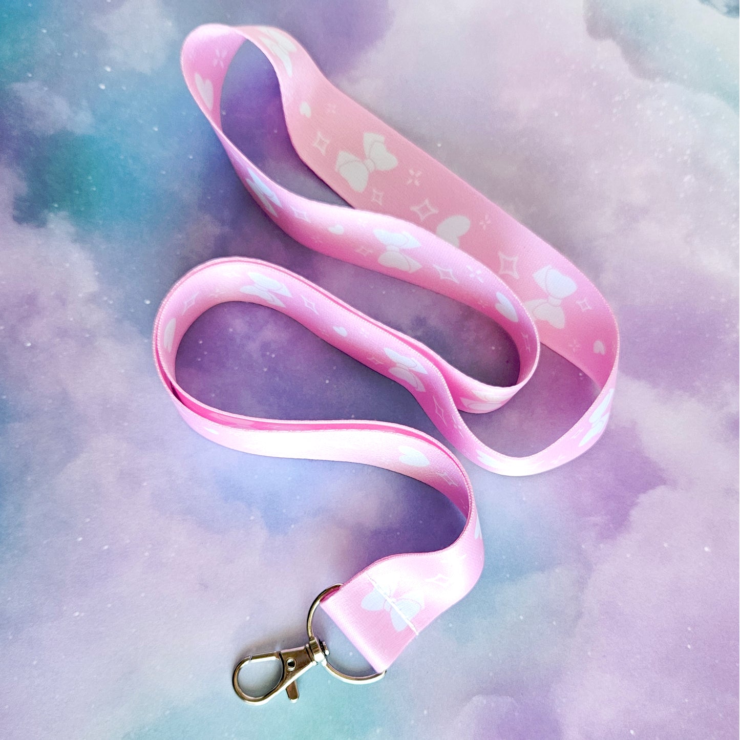 Kawaii Pink Lanyard