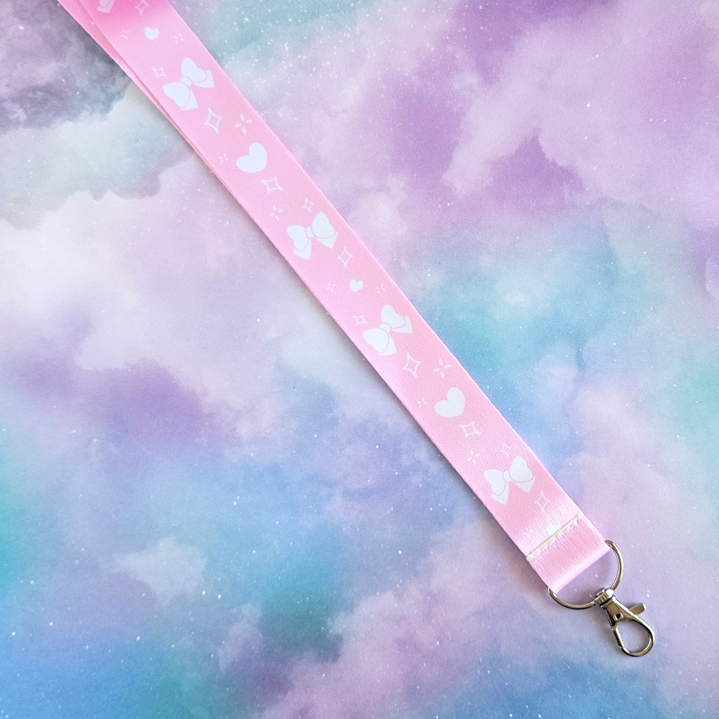 Kawaii Pink Lanyard