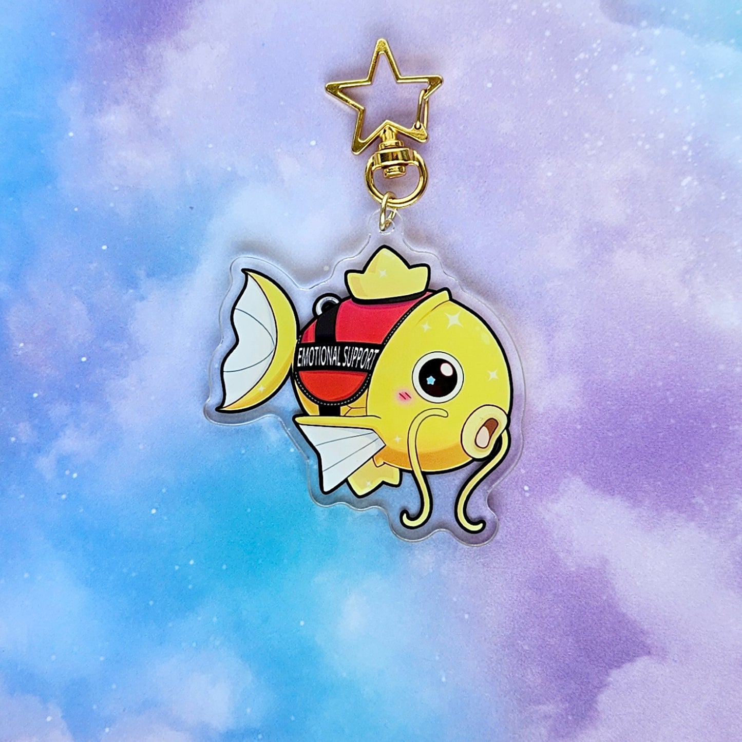 Shiny Magikarp Acrylic Charm
