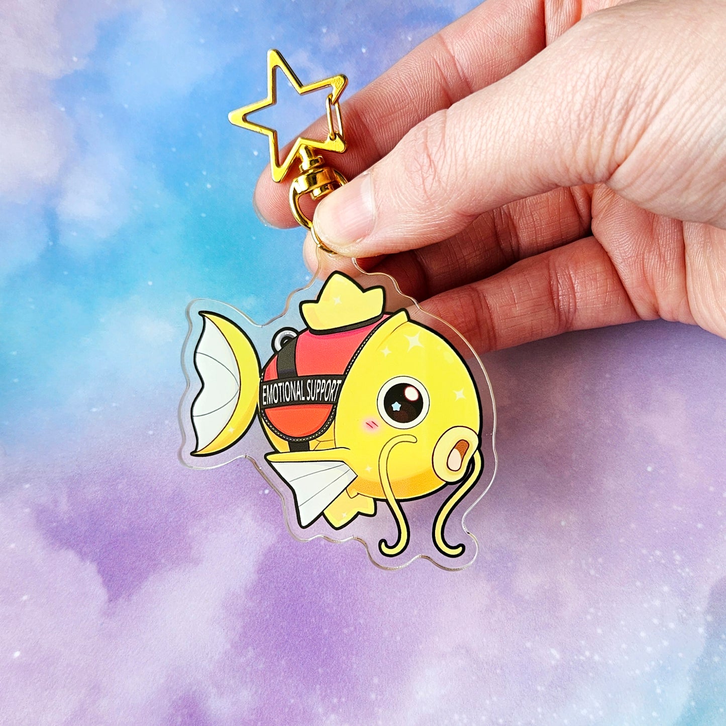 Shiny Magikarp Acrylic Charm