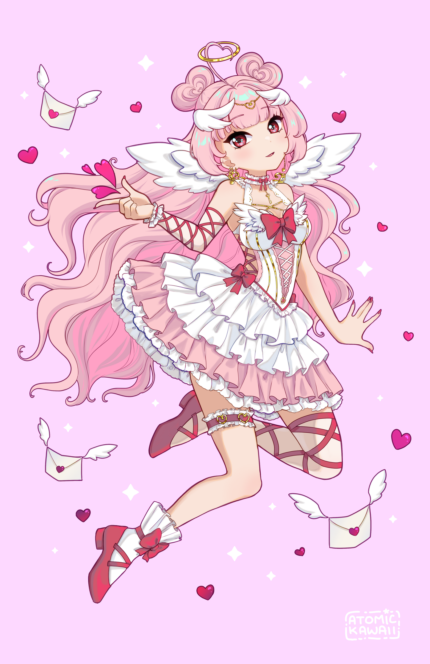 Valentines Girlie [OC Fanart] Print