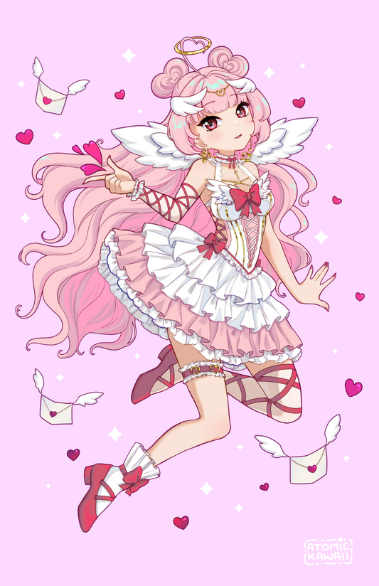 Valentines Girlie [OC Fanart] Print