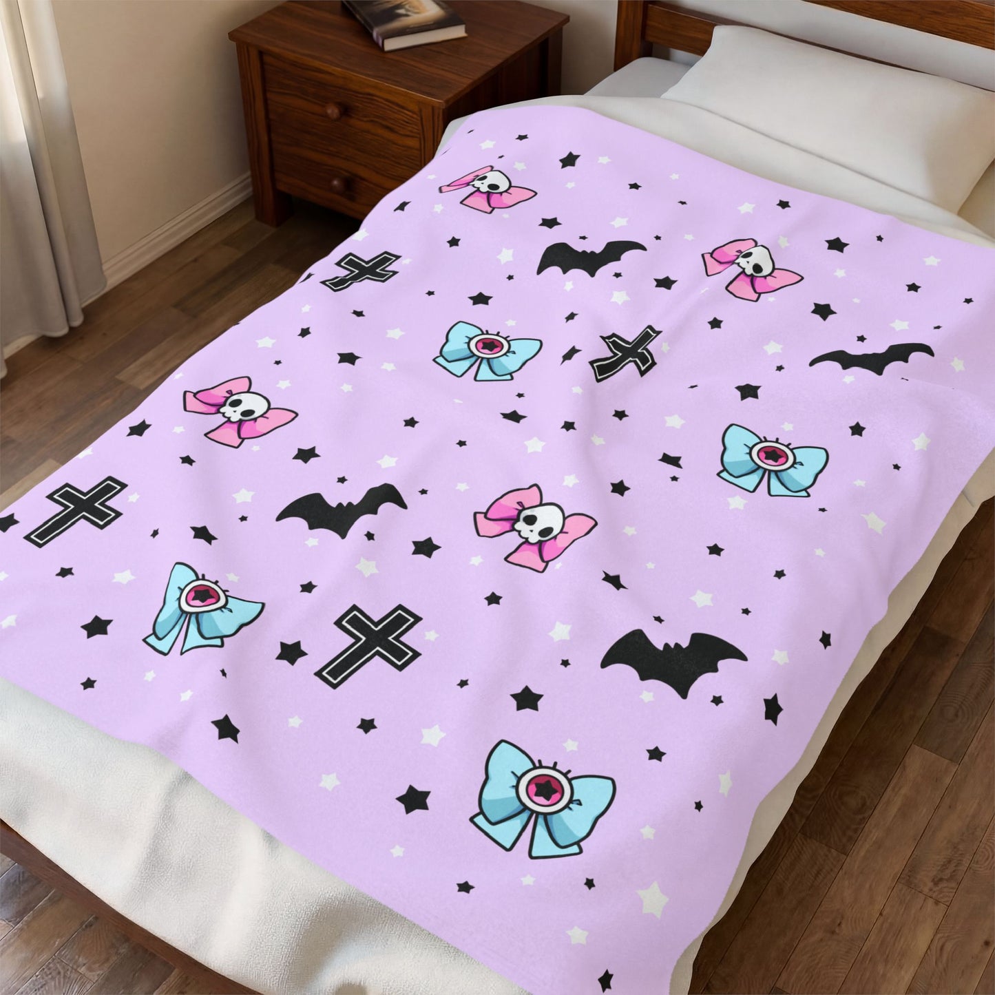 Pastel Goth Plush Blanket