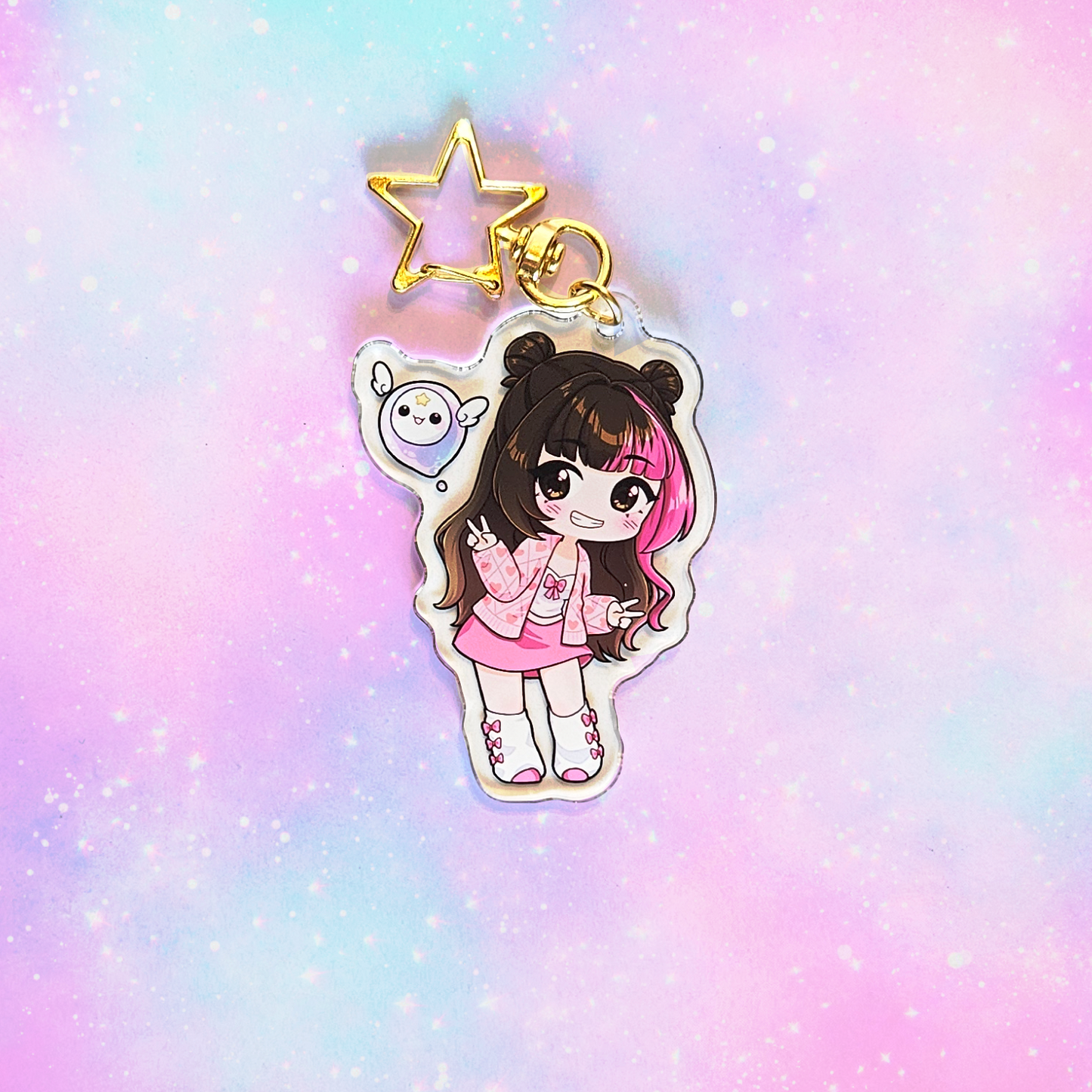 Atomic Chibi Acrylic Charm