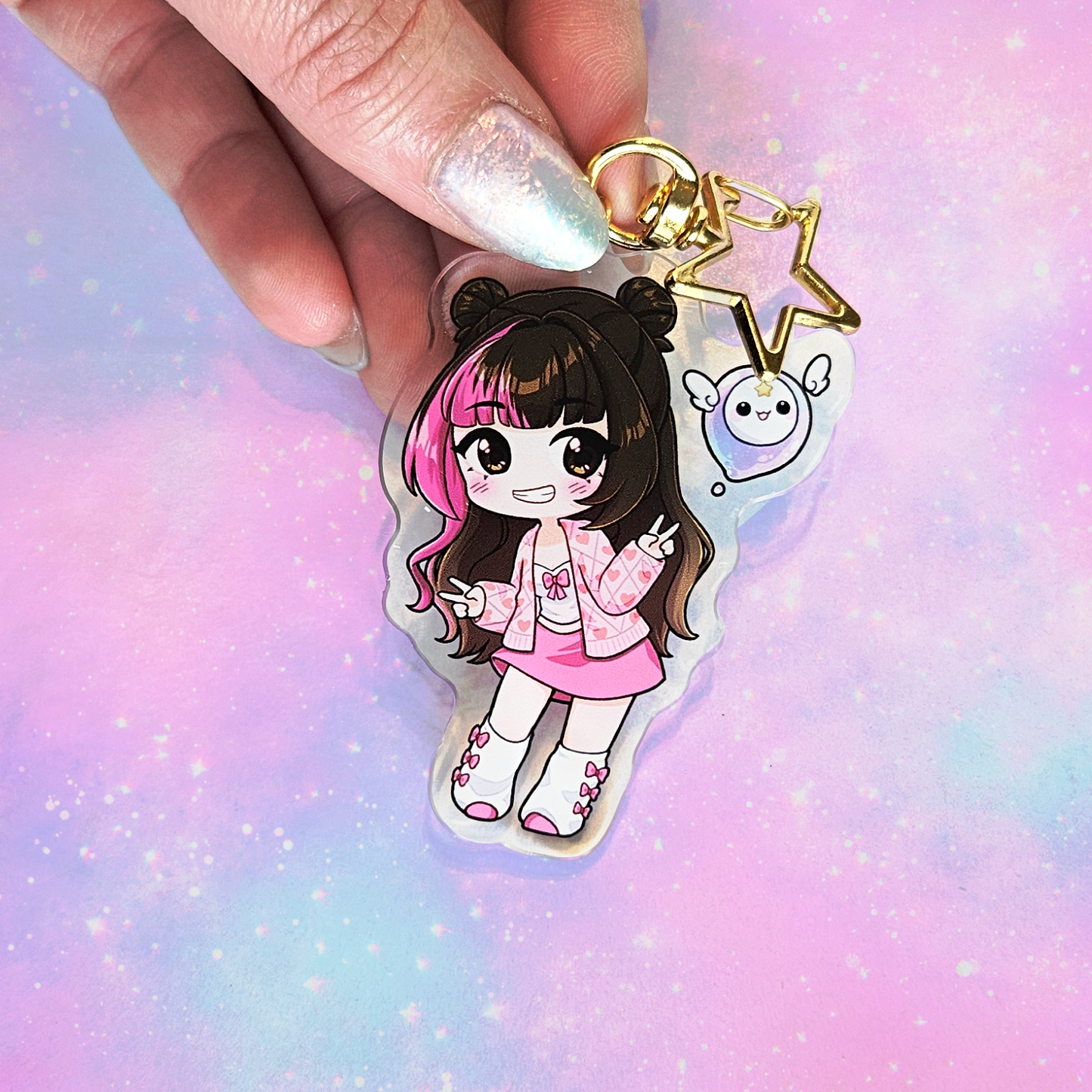 Atomic Chibi Acrylic Charm