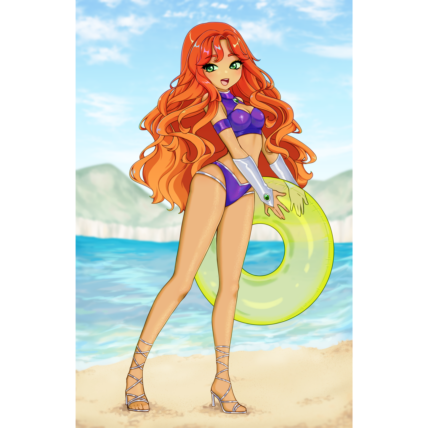 Summer Starfire [Teen Titans] Print