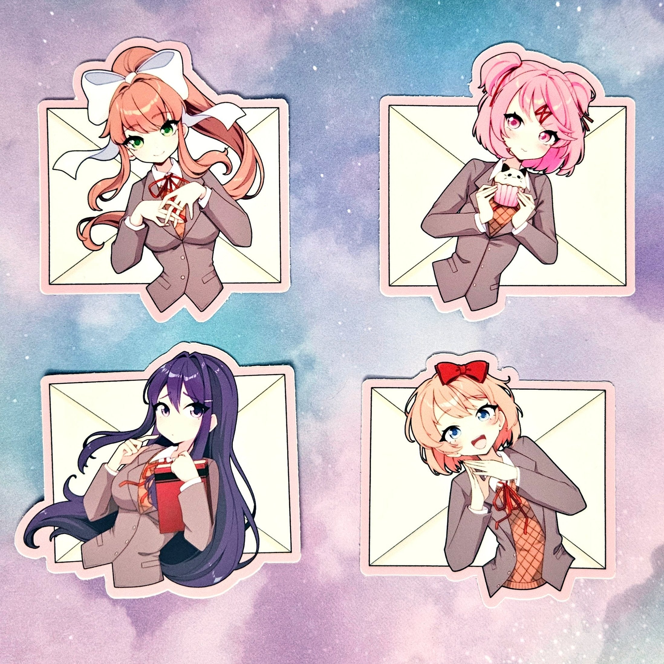 Doki Doki Litature Club Stickers – AtomicKawaii