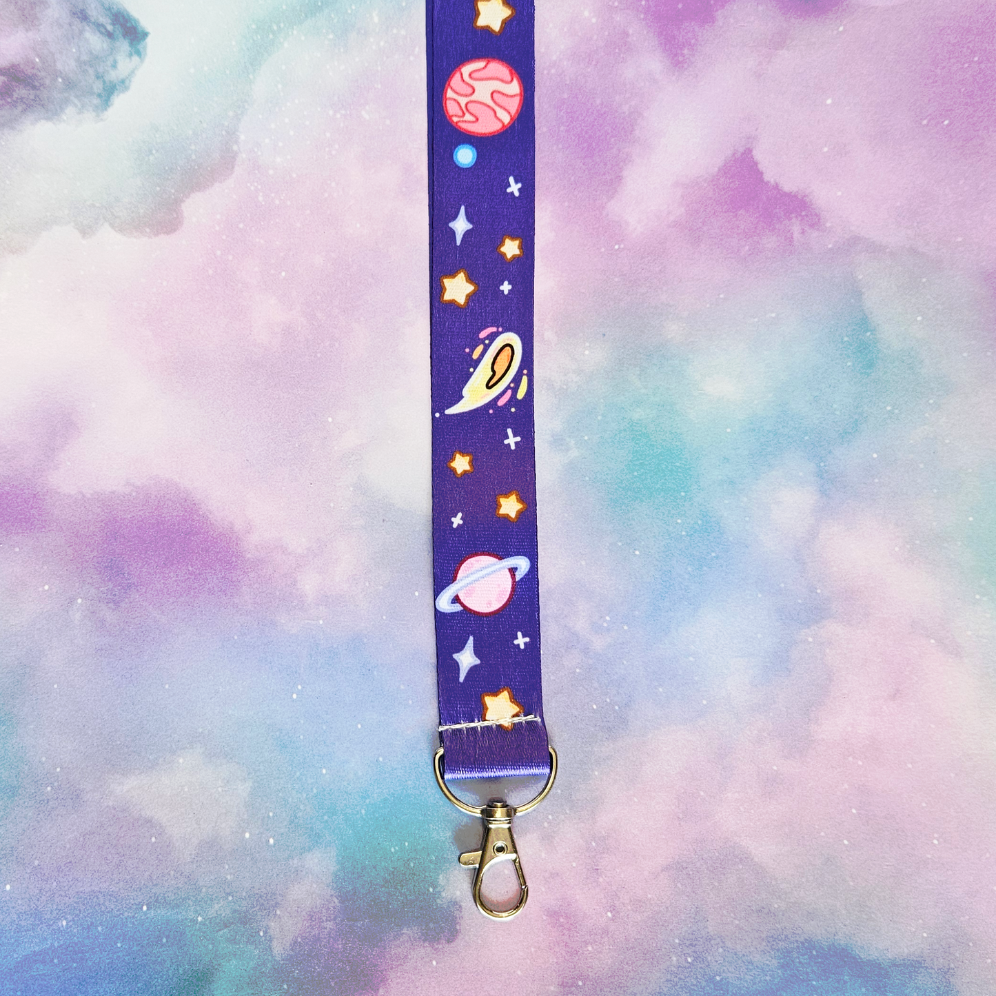 Kawaii Galaxy Lanyard