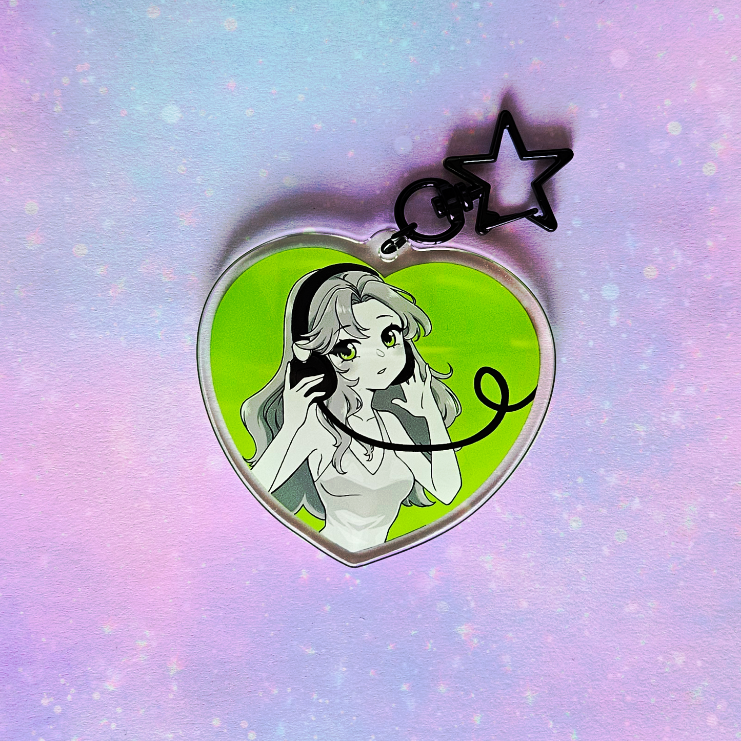 TGSWIIWAGAA [Green Yuri] Acrylic Charm