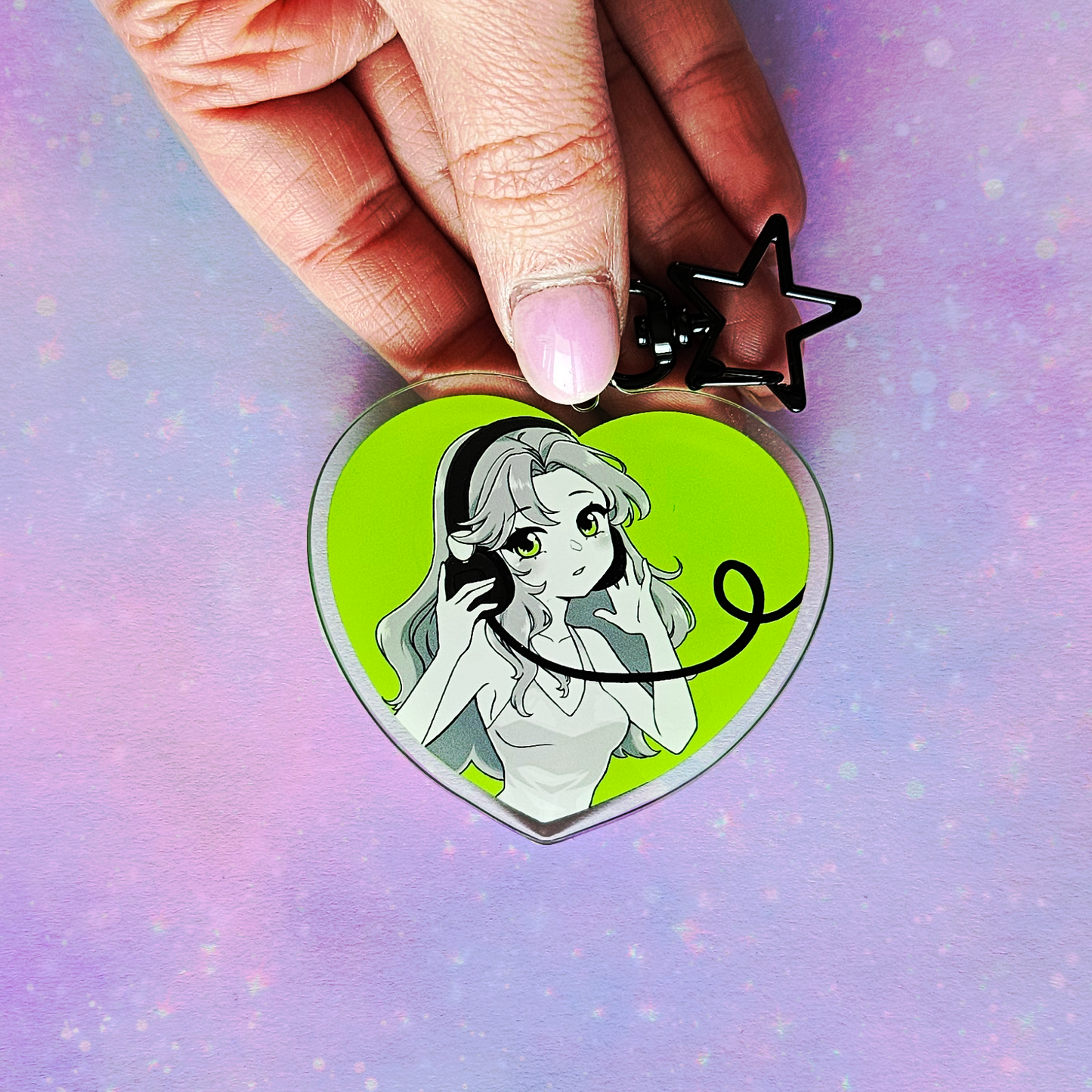 TGSWIIWAGAA [Green Yuri] Acrylic Charm