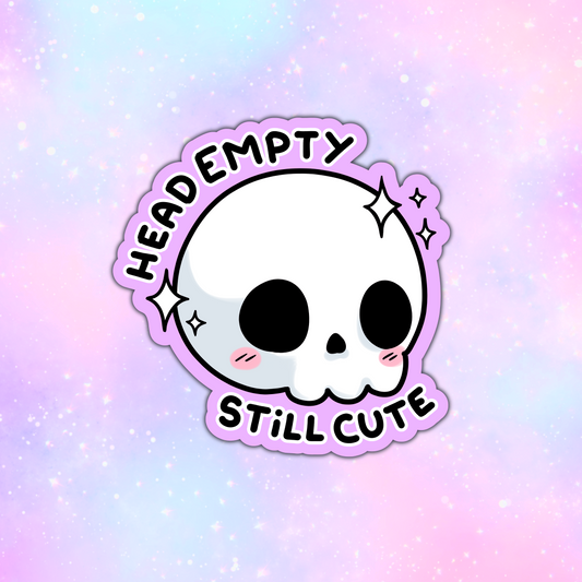 Head Empty [Original Art] Sticker