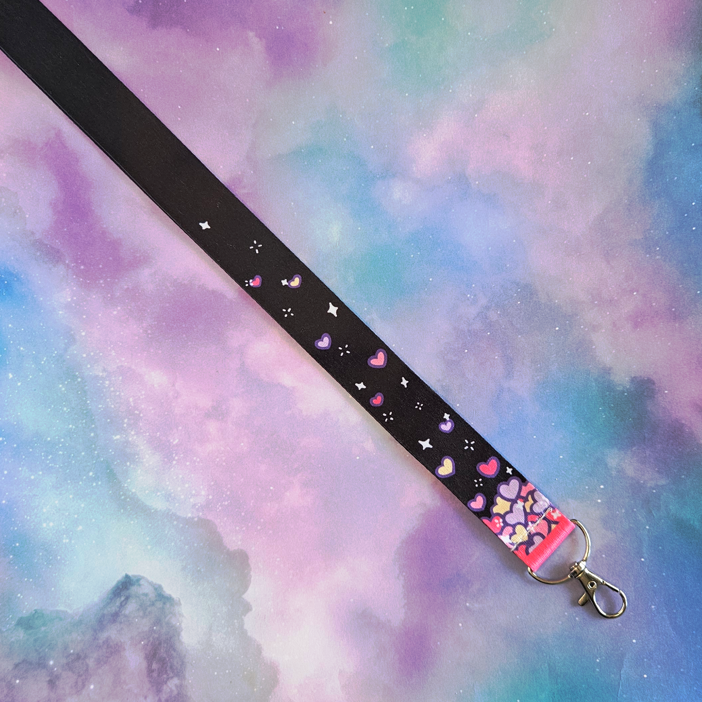Hearts & Sparkles Lanyard