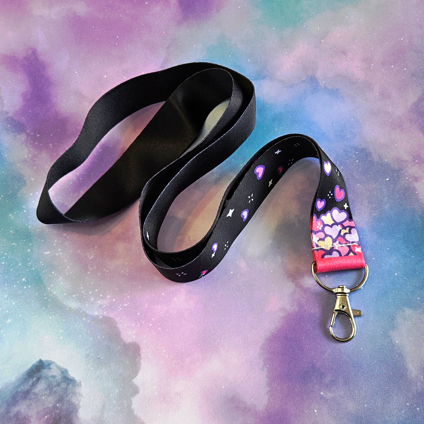 Hearts & Sparkles Lanyard