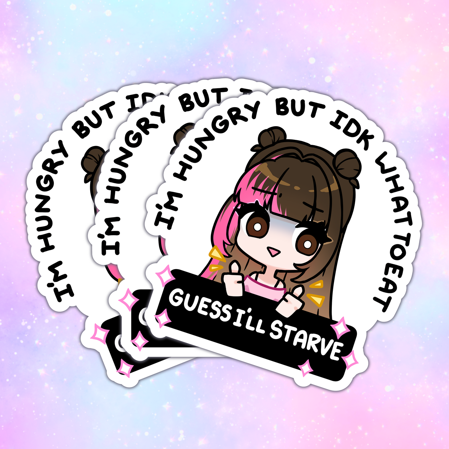 Hungry But [Original Art] Sticker