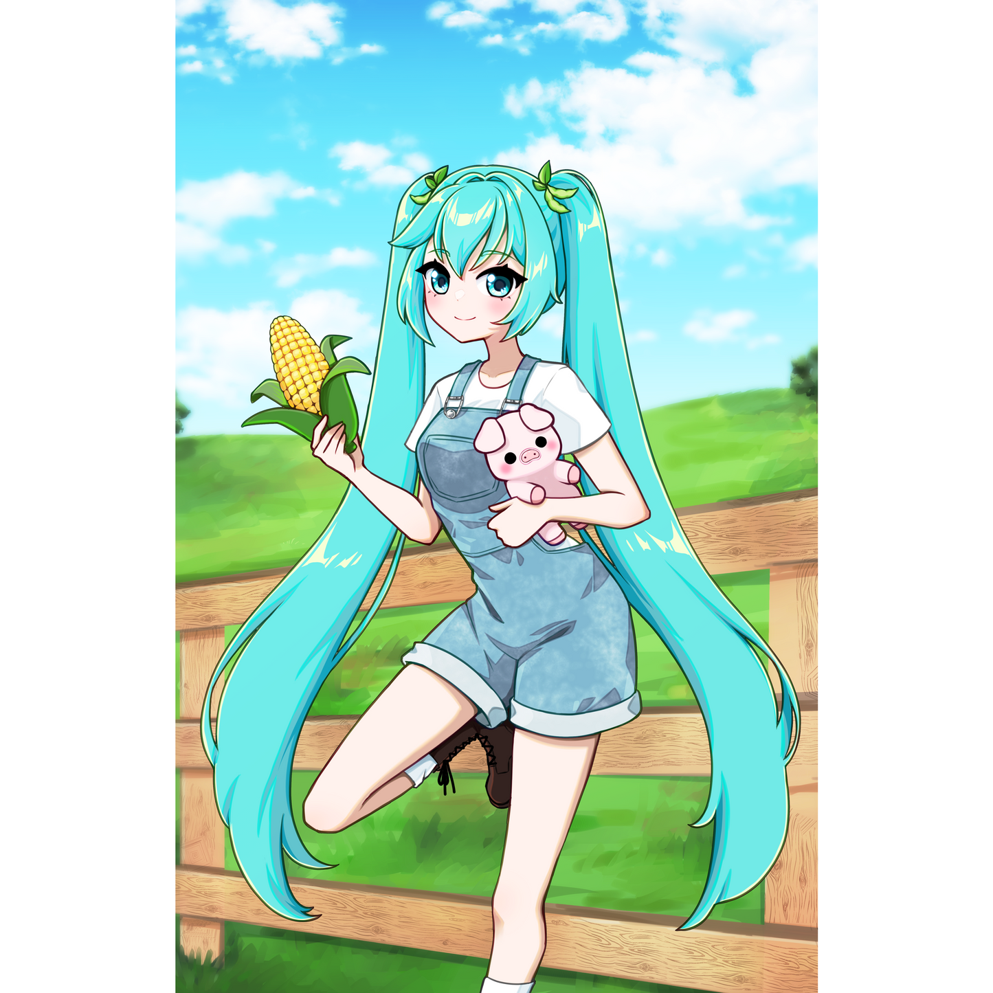 Iowa Miku [Vocaloid] Print