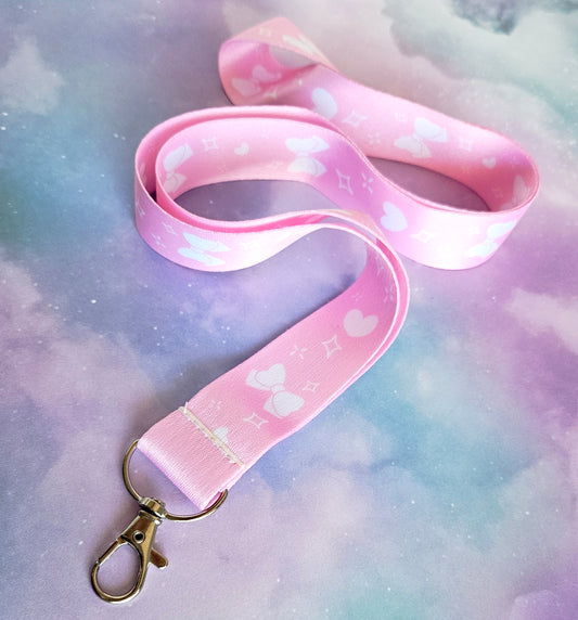 Kawaii Pink Lanyard