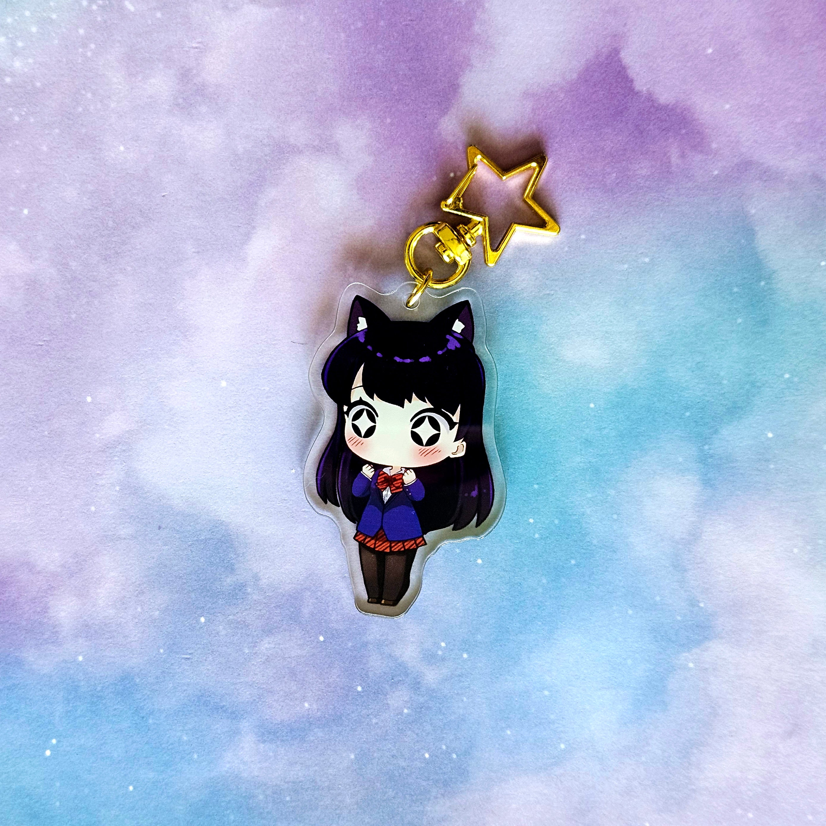Komi-Chan is Excited [Komi Can't Communicate] Acrylic Charm – AtomicKawaii