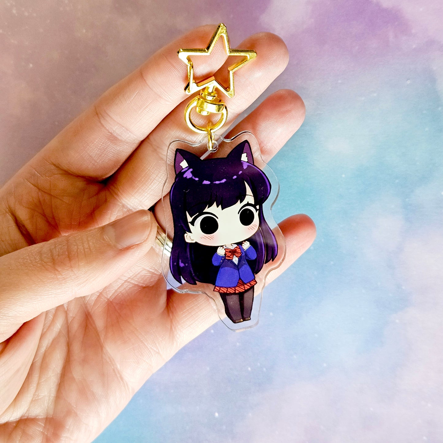 Komi-Chan is Excited [Komi Can't Communicate] Acrylic Charm