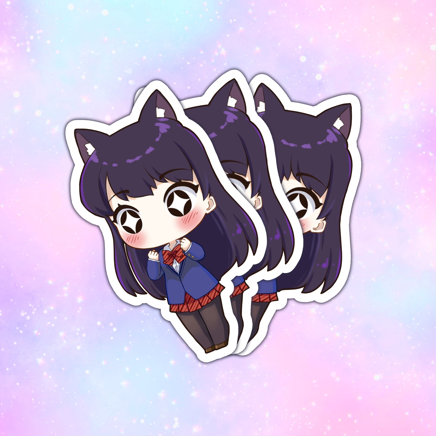 Komi is Excited [Komi Can't Communicate] Sticker