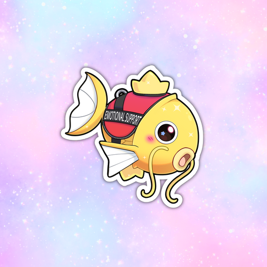 Shiny Emotional Support Magikarp [Pokemon] Sticker