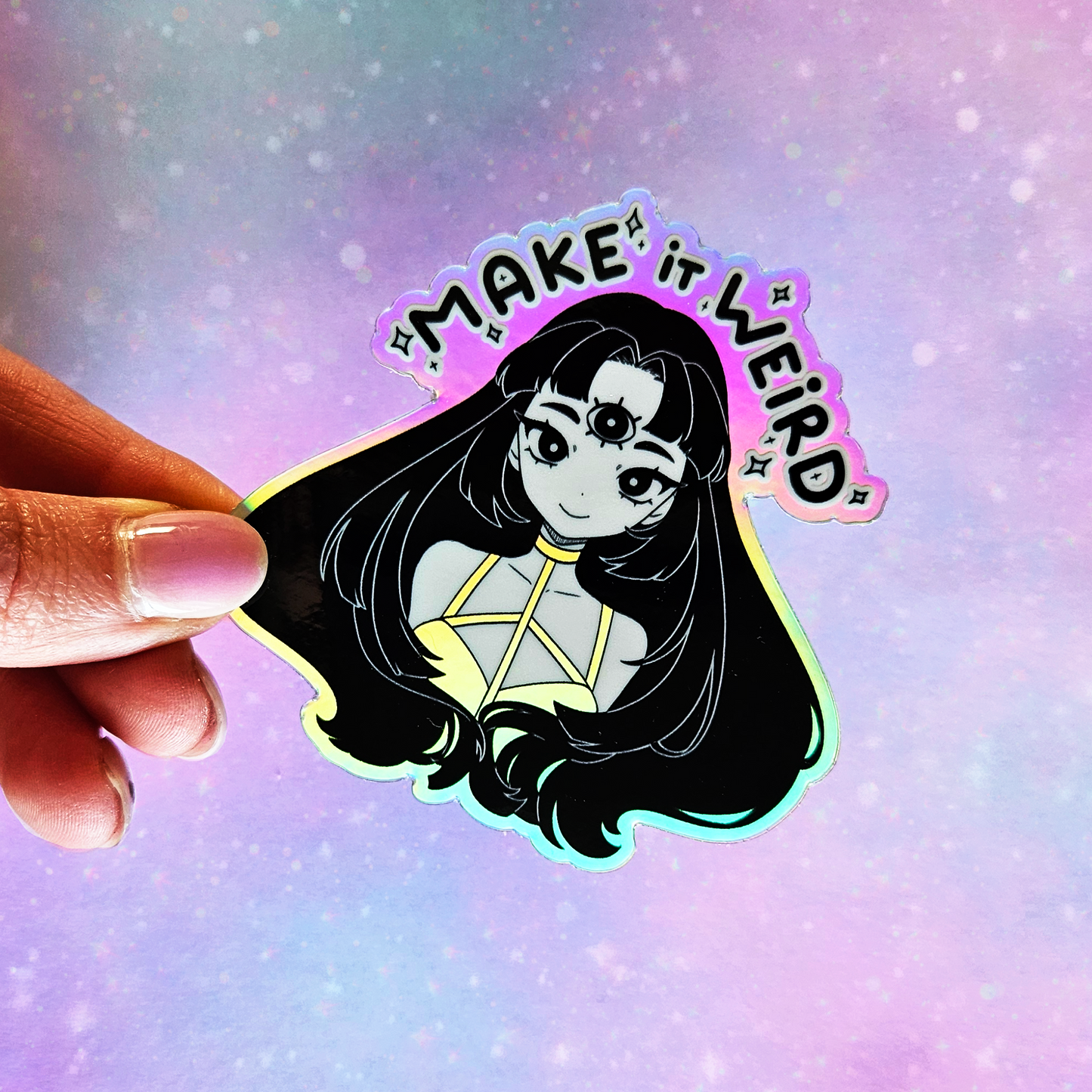 Make it Weird [Original Art] Sticker