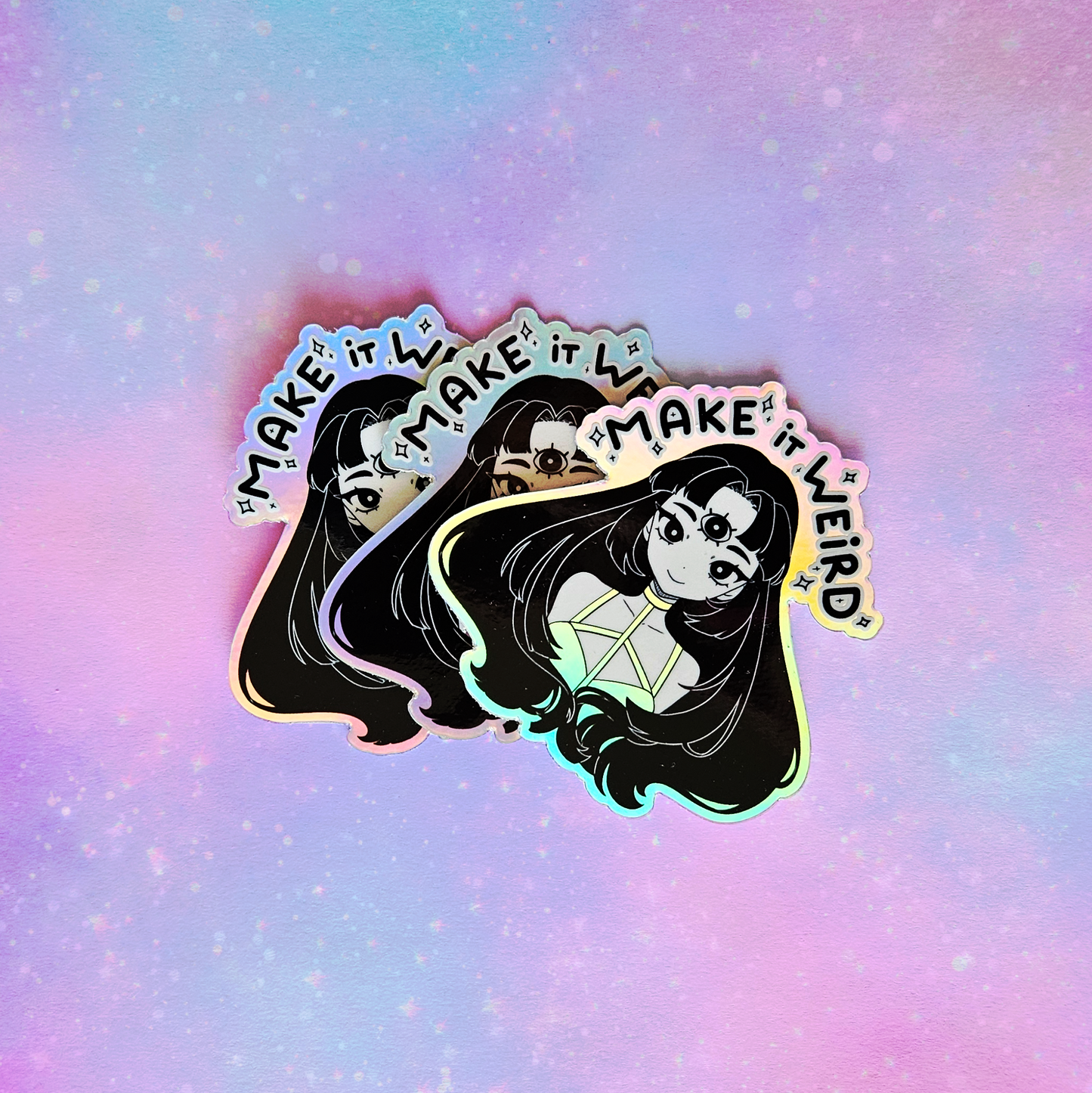 Make it Weird [Original Art] Sticker