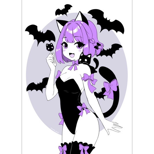 Nekima Kitty [Original Art] Print