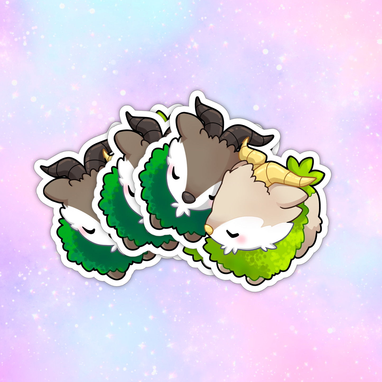 Sleeping Skiddos [Pokemon] Sticker