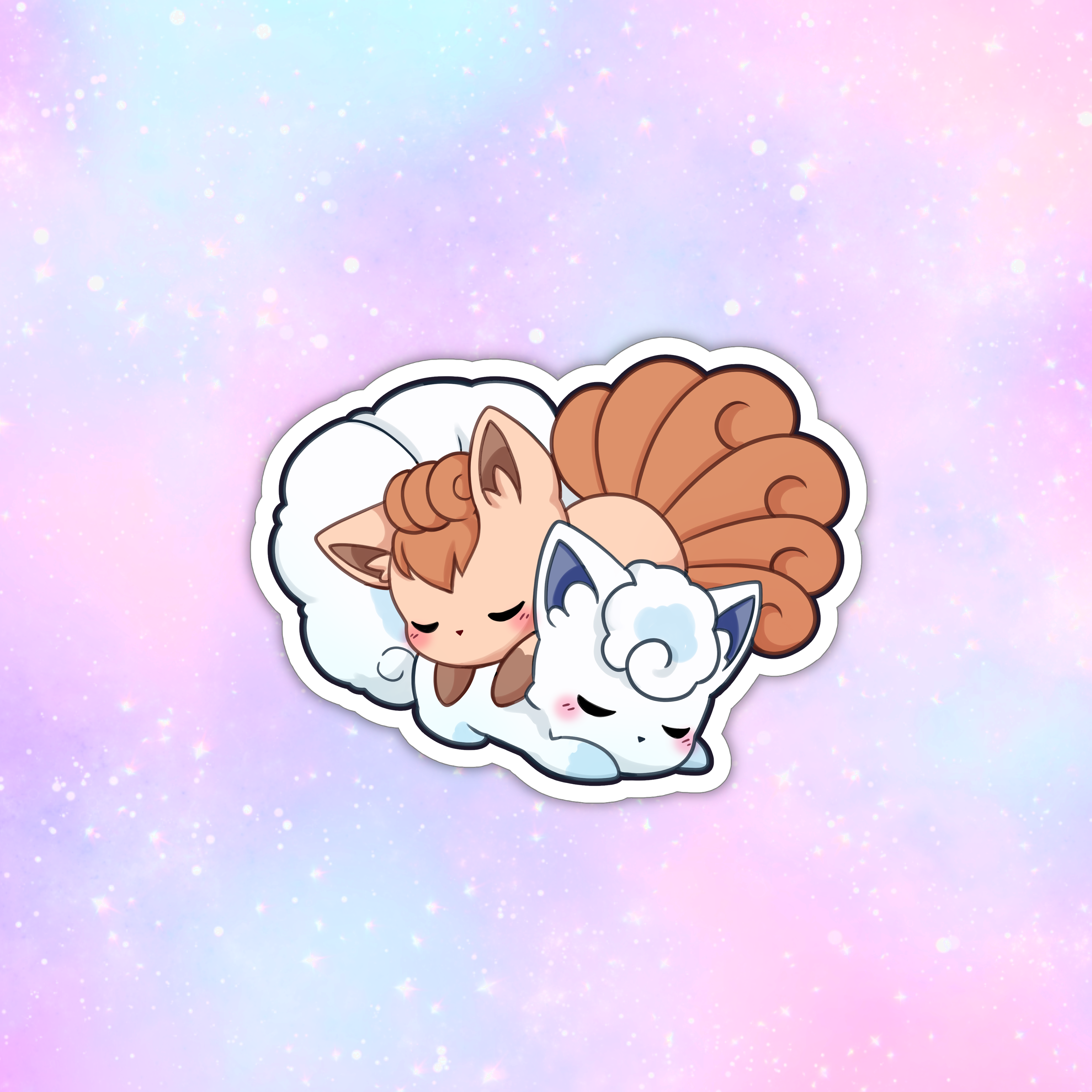 Vulpix Cuddle [Pokemon] Sticker – AtomicKawaii