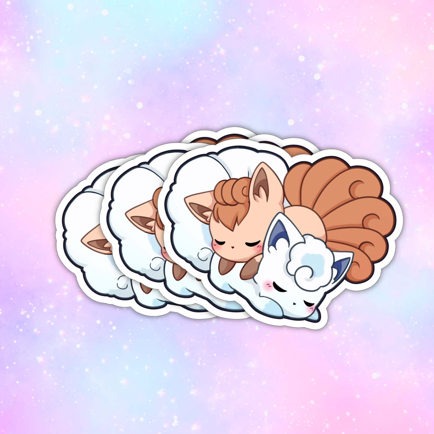 Vulpix Cuddle [Pokemon] Sticker
