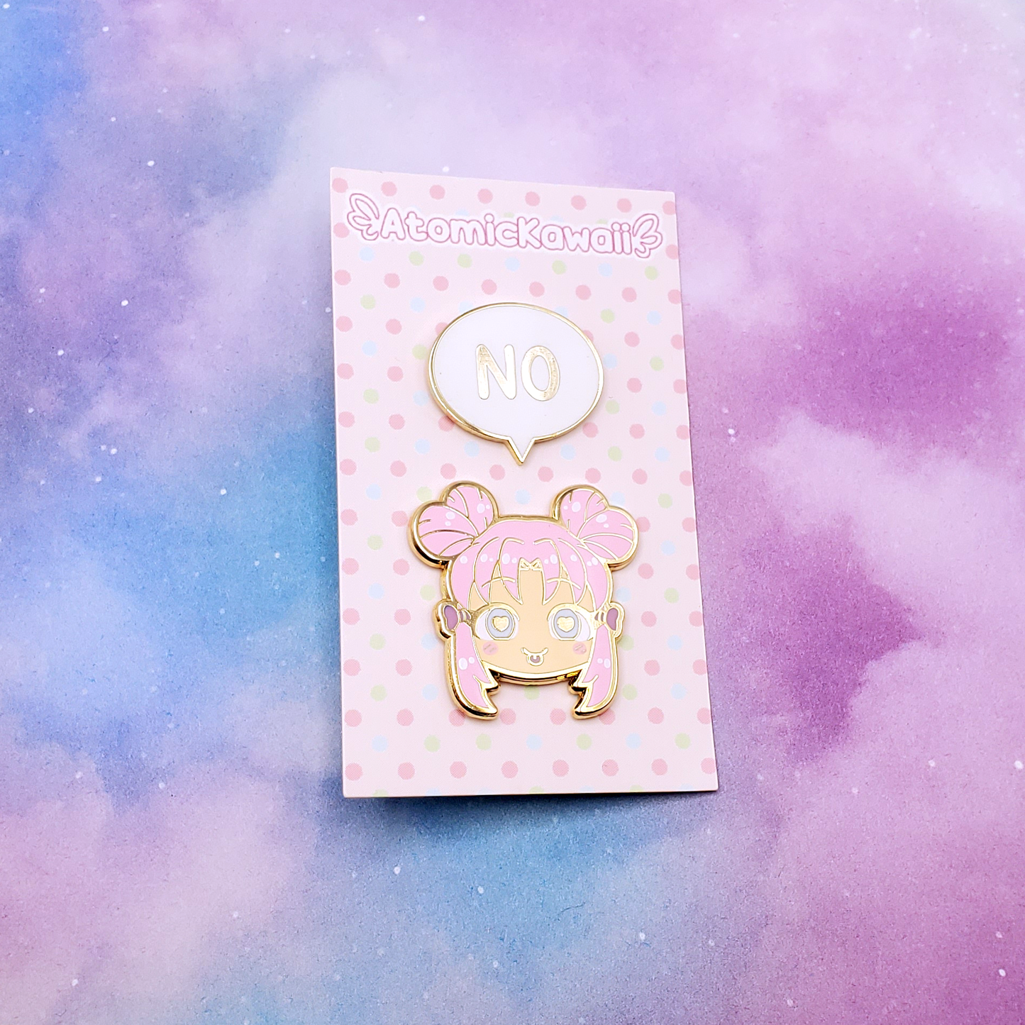 Aiko - NO Cheeky Chibi Enamel Pin Set