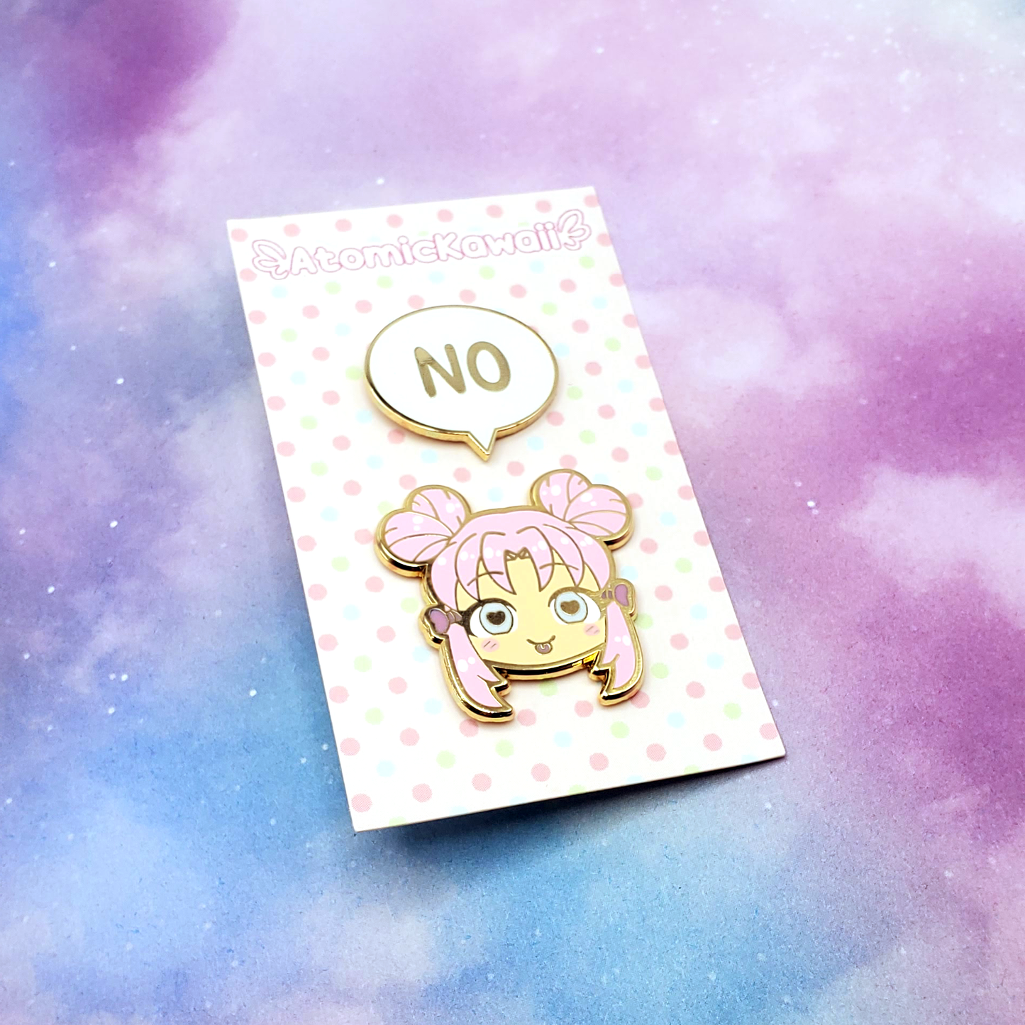 Aiko - NO Cheeky Chibi Enamel Pin Set