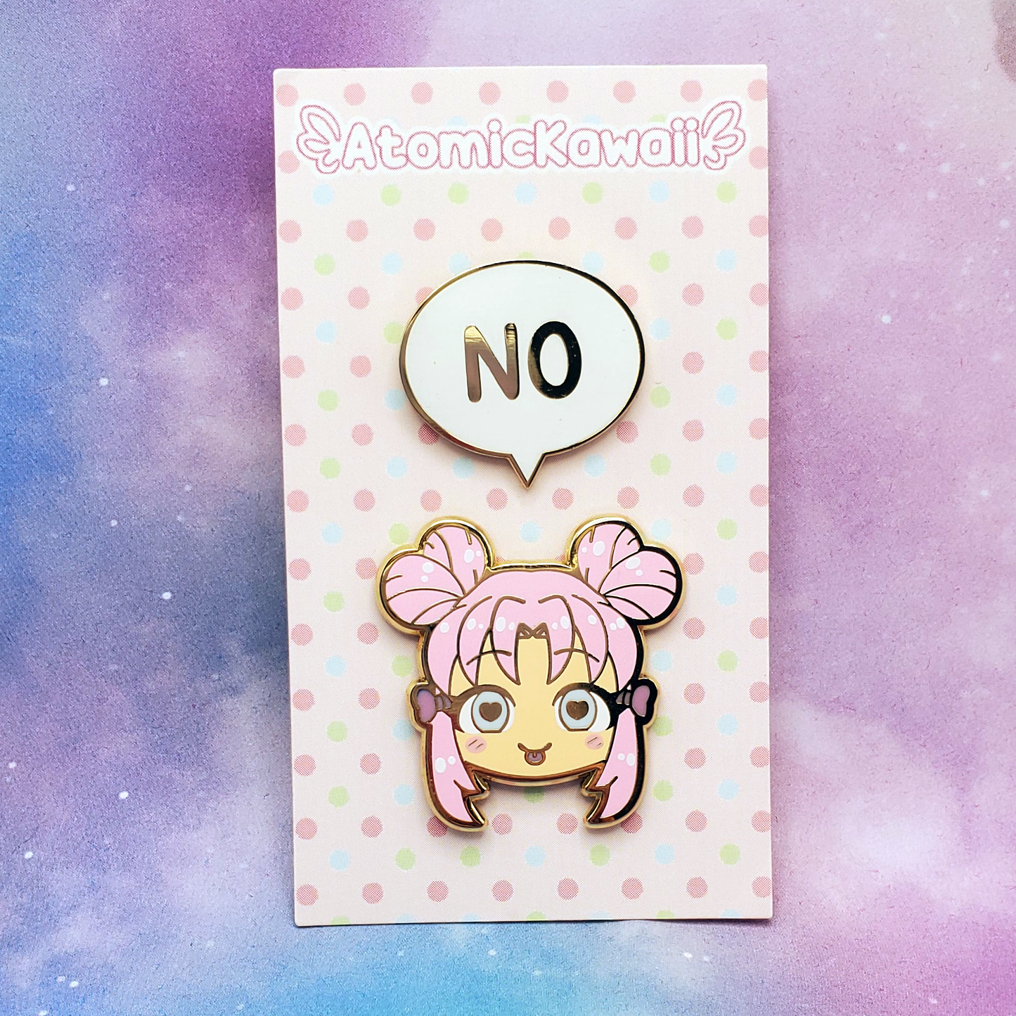 Aiko - NO Cheeky Chibi Enamel Pin Set