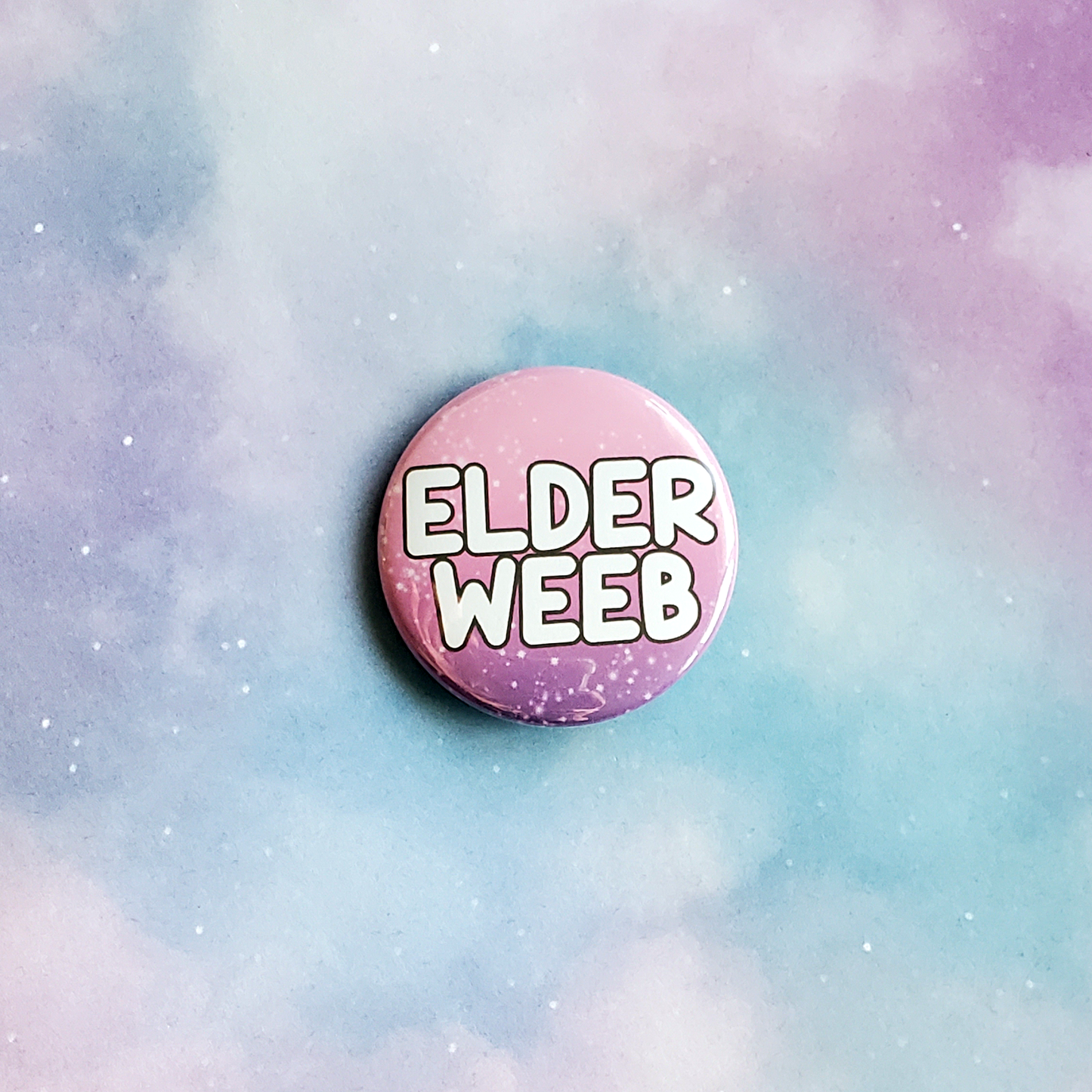 Elder Weeb Button - Pink