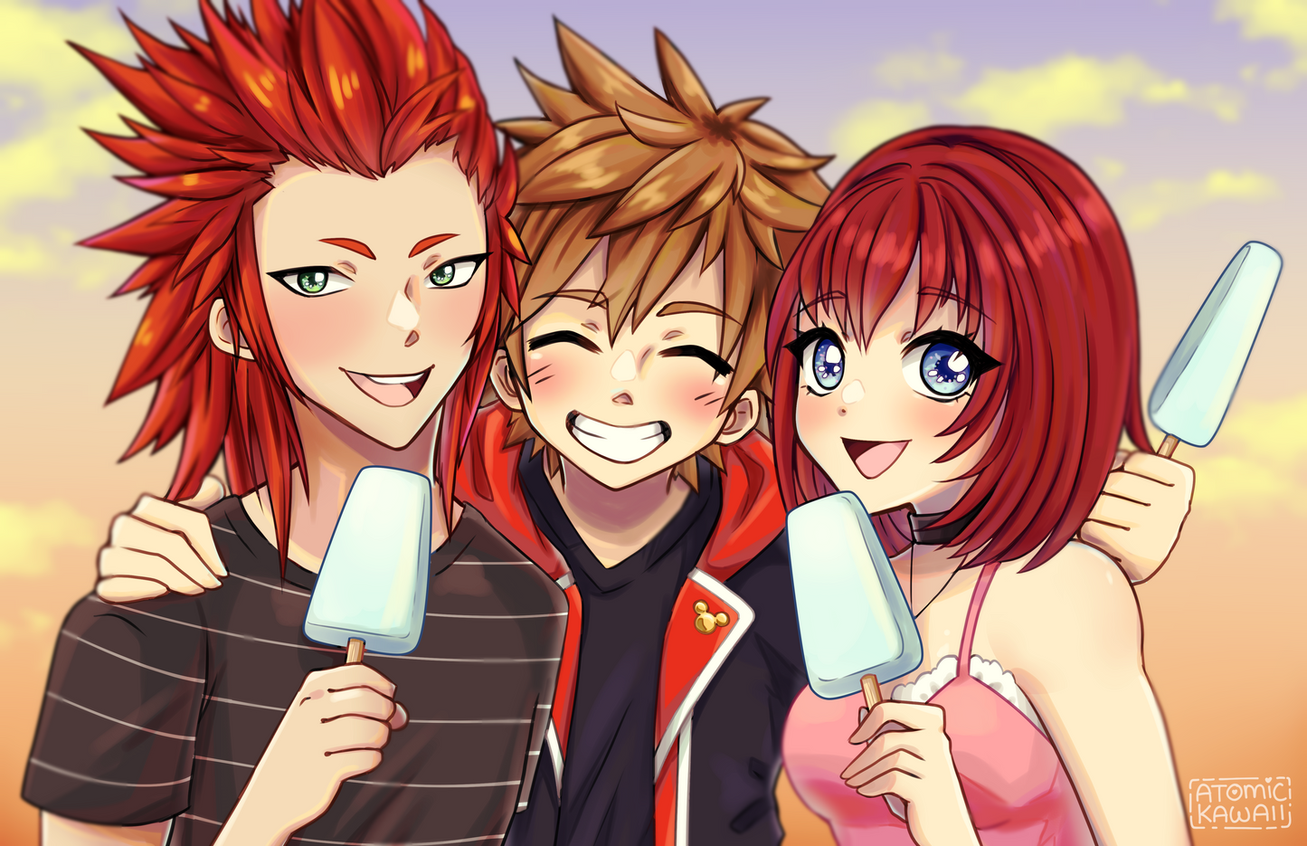 Bestest Friends [Kingdom Hearts] Print