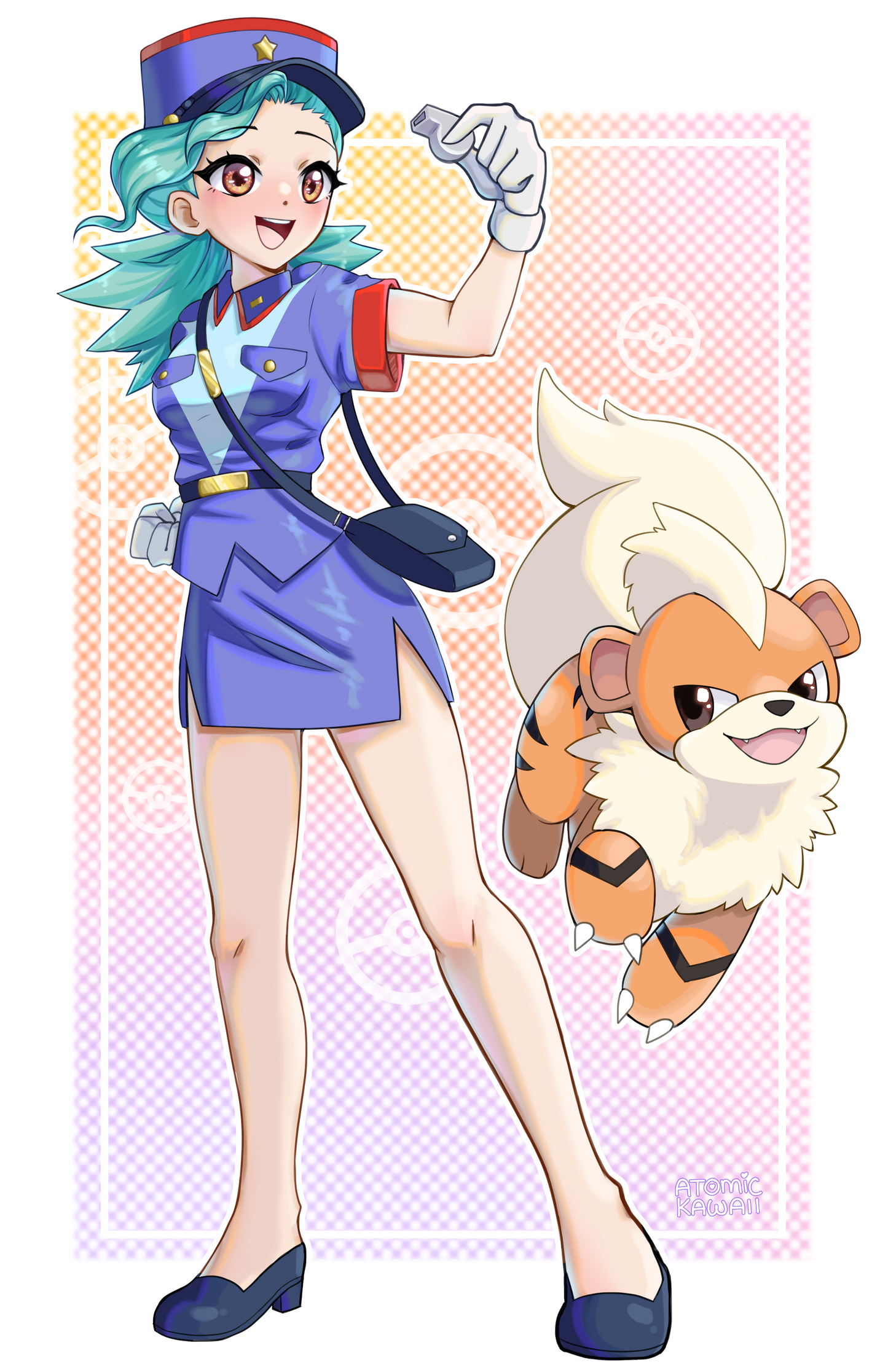 Officer Jenny [Pokemon] Print